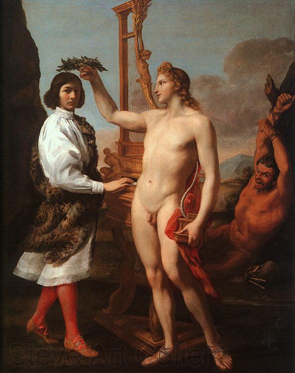 Andrea Sacchi Marcantonio Pasquilini Crowned by Apollo France oil painting art